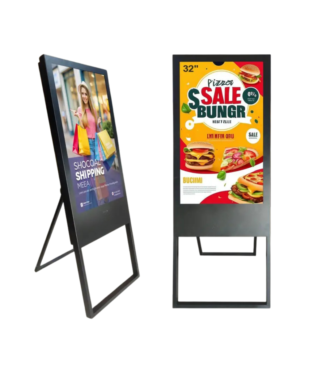 Standeee Signage Digital Standee 32 Inch A – Type – Shita Signage